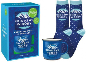 Zestaw: kubek + skarpetki. Góry