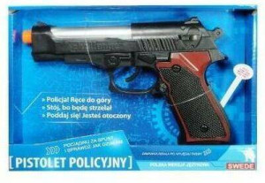 Pistolet policyjny z polskim modułem dźwiękowym