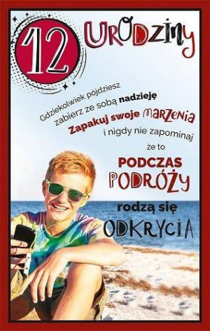 Kartka okolicznościowa. Urodziny