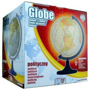 Globus polityczny 25cm. Podświetlany
