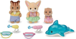 Sylvanian Families Przedszkole Zabawa w basenie Baby Trio 5749 p6