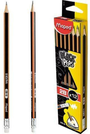 Ołówek z gumką Blackpeps 2B