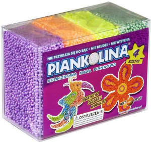Piankolina. 4 kostki. Fioletowa