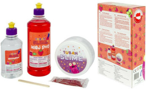 TUBAN. Zestaw Super Slime XL Truskawka