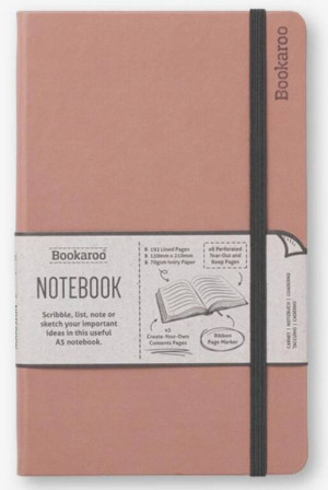 Notatnik A5. Bookaroo. Journal. Pudrowy