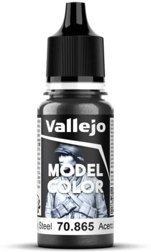 Vallejo: 70.865 - Model Color - Metallic - Oily Steel (18 ml)