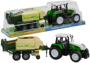 Traktor z przyczepą 65cm