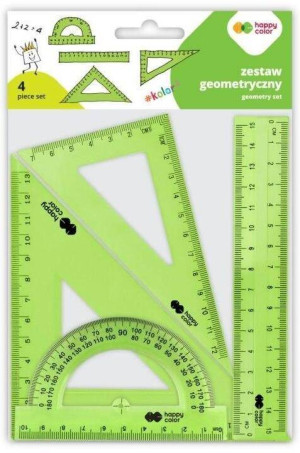Zestaw geometryczny, 4 elementy