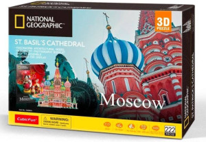 Puzzle 3D. Sobór Św. Bazyla. National Geographic