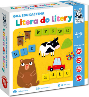 Gra edukacyjna. Litera do litery. Kapitan Nauka