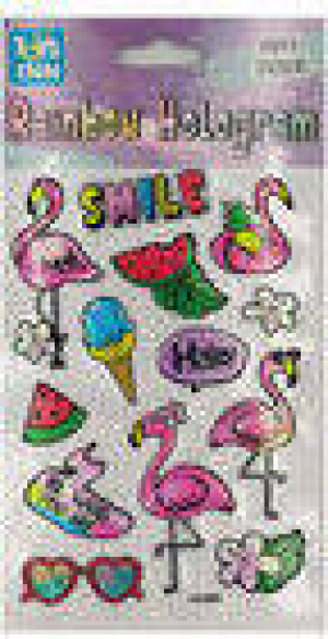 Naklejki rainbow hologram - Smile. ToysInn