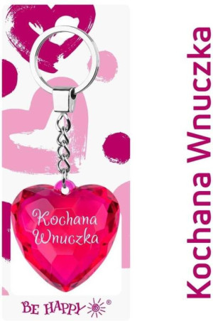Brelok serce Kochana Wnuczka