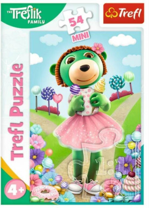 Puzzle mini 54. Wesoły świat Treflików