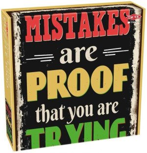 Puzzle 1000 Mistakes Proof of Trying