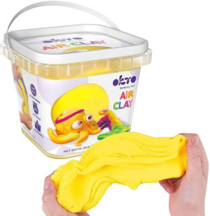 Zestaw lekkiej powietrznej ciastoliny zólty 910ml