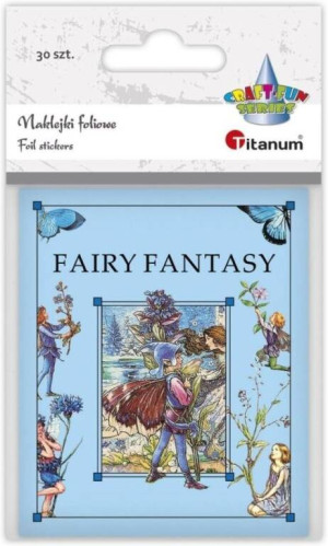 Naklejki foliowe Fairy Fantasy wróżki 30szt