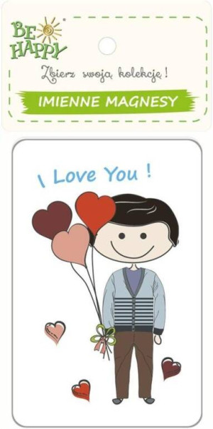 Magnes na lodówkę I love You