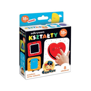 CzuCzu. Odkrywam kształty. Puzzlowy sorter malucha 18m+