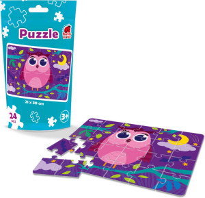 Puzzle edukacyjne - Sowa