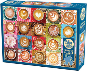 Puzzle 500 Malowanie w kawie G3