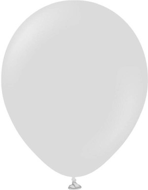 Balony Kalisan retro jasnoszare 25szt