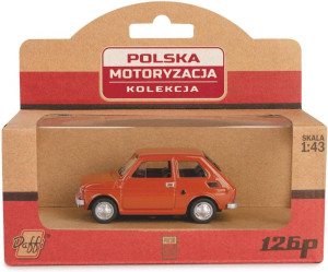 Kolekcja PRL. Fiat 126p. Brązowy