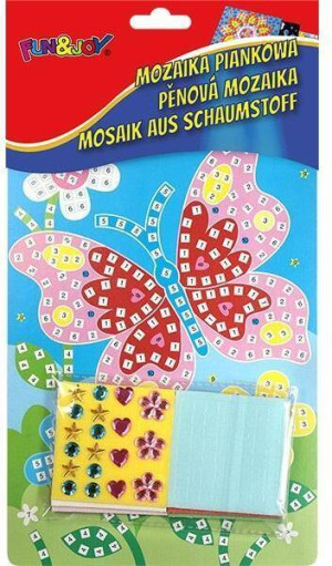 Mozaika piankowa. Motyl
