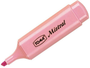 Zakreślacz Mistral Pastel różowy TOMA
