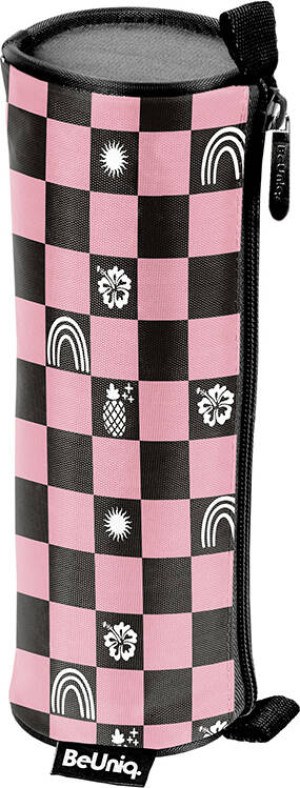 Piórnik tuba Pink kratka-różowa BeUniq BU26SU-003