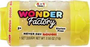 Wonder Factory Never Dry Dough Singles - Yellow