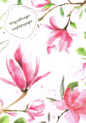 Karnet B6 z dowieszką - Magnolia