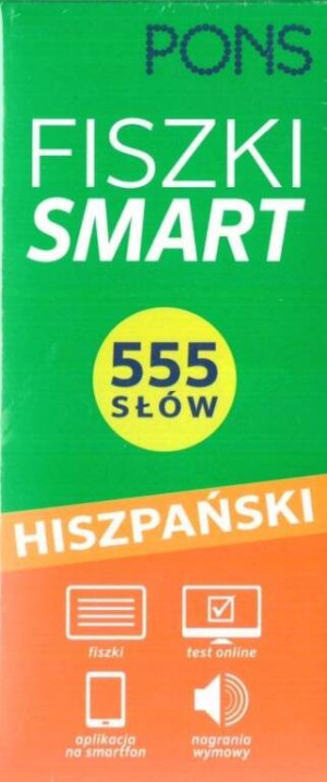 Fiszki Smart 555 słów. Hiszpański
