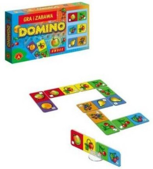 Domino obrazkowe. Owoce