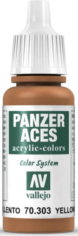 Vallejo: 70.303 - Panzer Aces - Yellowish Rust (17 ml)