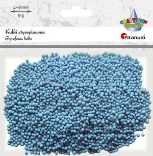 Kulki styropianowe 8g jasnoniebieskie 4-6mm