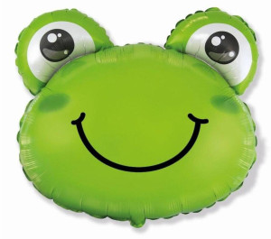 Balon foliowy Żabka zielona 60cm