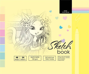 Sketchbook. Szkicownik 48 kartek. 197 x 145 mm