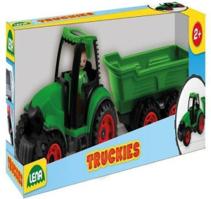 Traktor z przyczepą