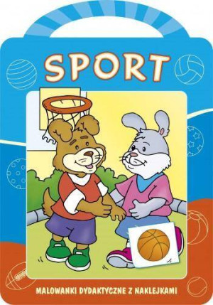 Sport. Malowanki dydaktyczne z naklejkami.