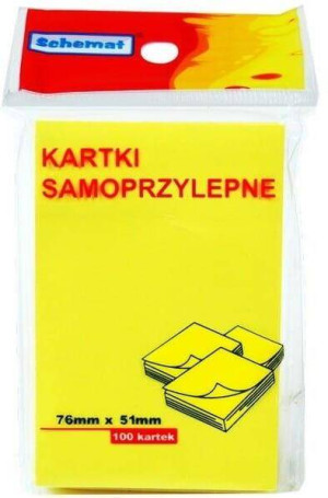 Karteczki samoprzylepne 76x51mm