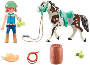 Ellie i Sawdust ćwiczące western riding. World of Horses 71358