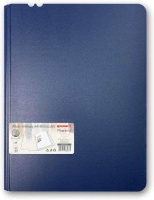 Album ofertowy A4 40 koszulek Morandi granatowy