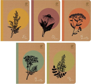 Zeszyt A5/80K linia By Nature. Herbs
