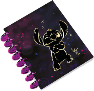 Kołobrulion B5 Disney Gold Stitch Big Ring 100 kartek wzór 3