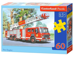 Puzzle 60. Wóz strażacki. Fire Engine B-06595