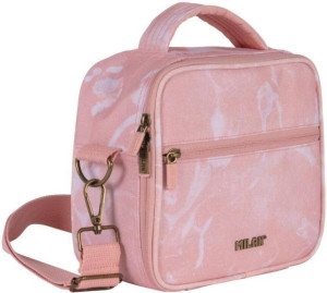 Torba termiczna 3,5l + 3 pojemnika Lava różowa