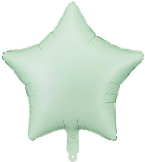 Balon foliowy Gwiazdka 48cm zieleń