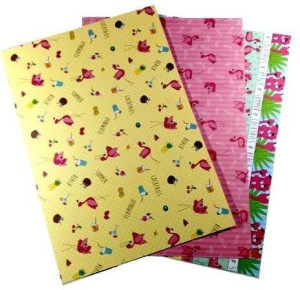 Karton 300g flamingi 24x34cm 3 ark mix