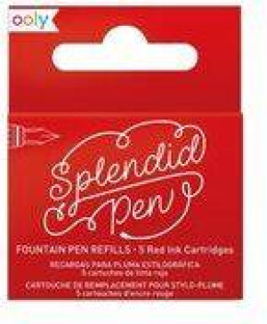 Naboje uzupełniające Ooly Splendid Pen czerwone 5 sztuk