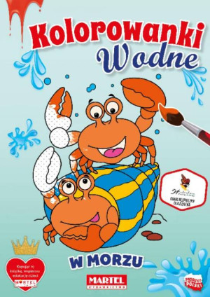 W morzu. Kolorowanki wodne